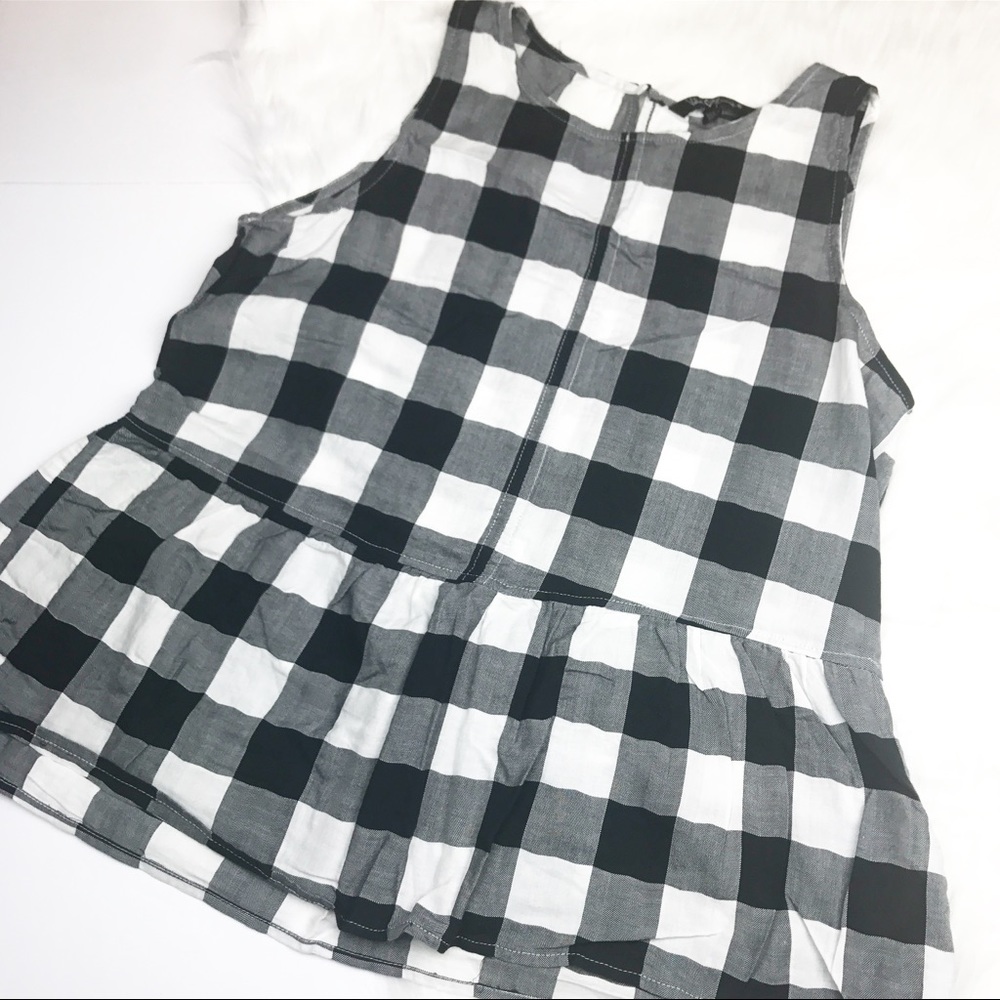 NWOT Velvet Heart Sleeveless Gingham Top.